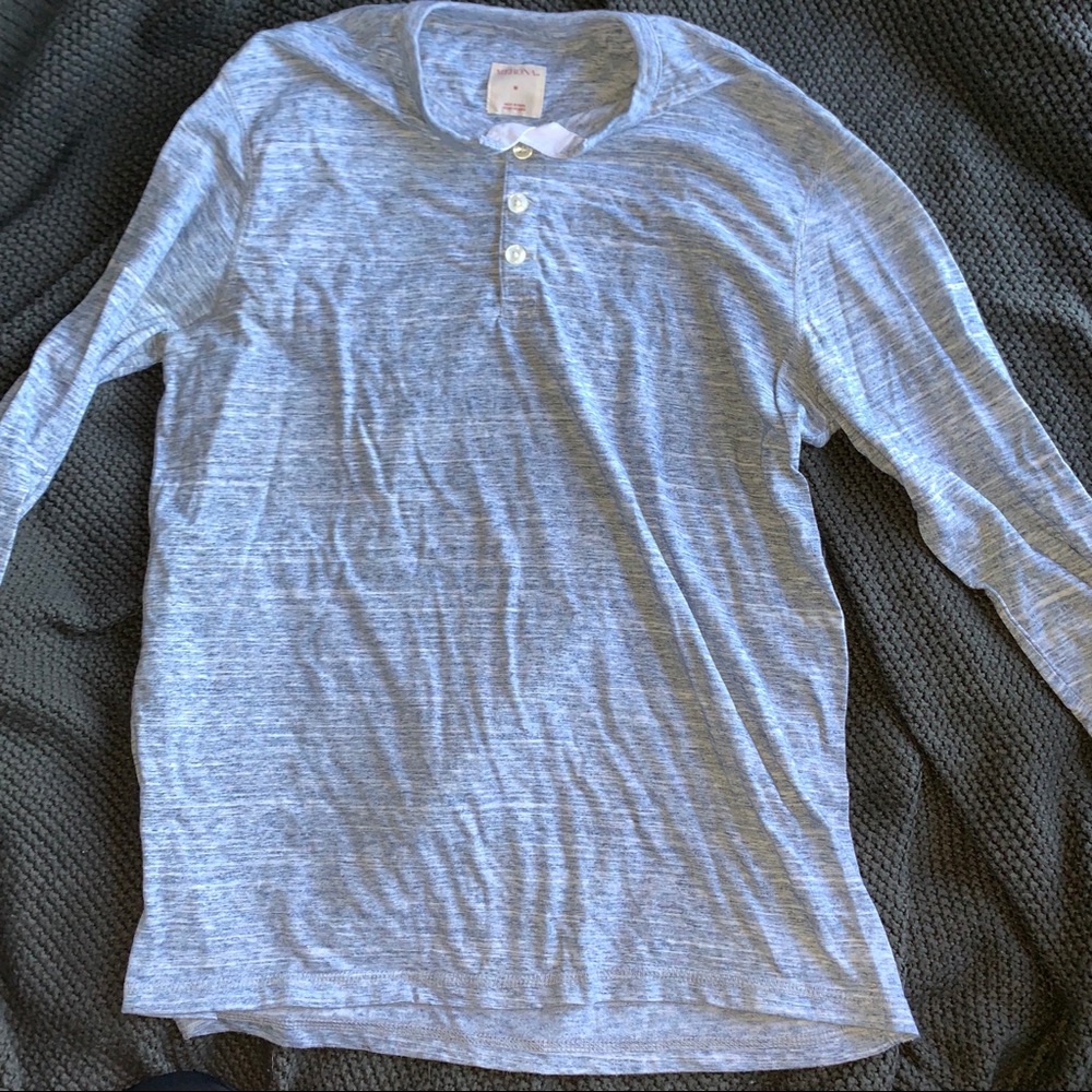 Blue comfort button shirt